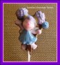 394sp Pink Cousin Chocolate or Hard Candy Lollipop Mold